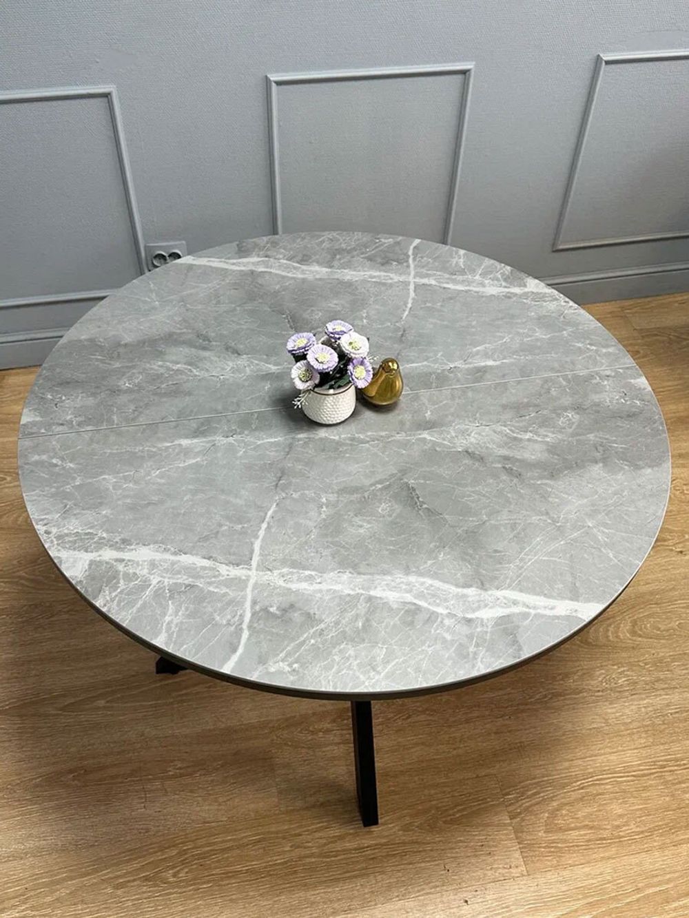 Стол KENNER AR1000 черный/керамика серая