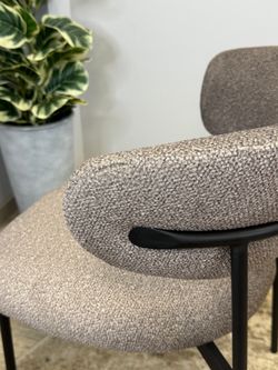 Стул KENNER 309SD черный/микробукле капучино