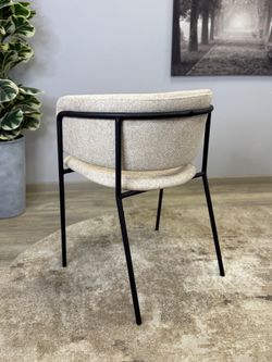 Стул KENNER 303SD черный/микробукле бежевый