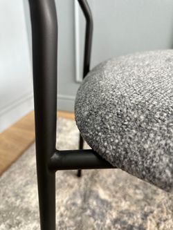 Комплект стульев 2шт KENNER 302SD черный/серый микробукле