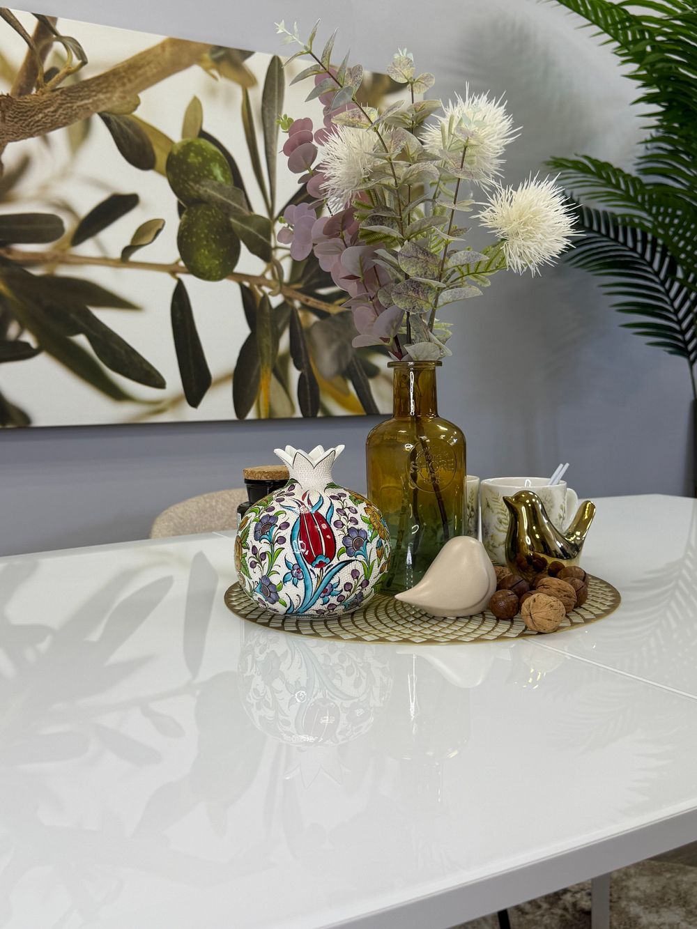 Стол KENNER SL1600 белый/стекло белое глянец