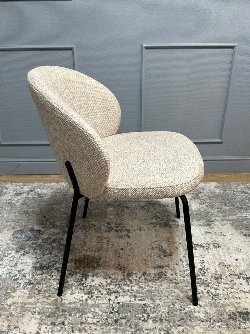 Комплект стульев 2шт KENNER 304SD черный/бежевый микробукле