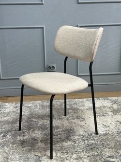 Комплект стульев 2шт KENNER 302SD черный/бежевый микробукле