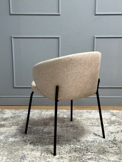 Комплект стульев 2шт KENNER 305SD черный/бежевый микробукле