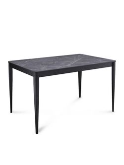 Стол KENNER KS1200 черный/керамика мрамор черный
