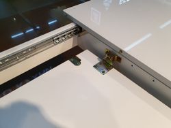 Стол KENNER 1100s белый/стекло белое глянец