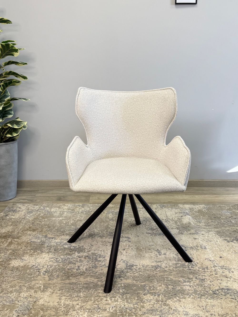 Стул KENNER 311SD черный/серебристый