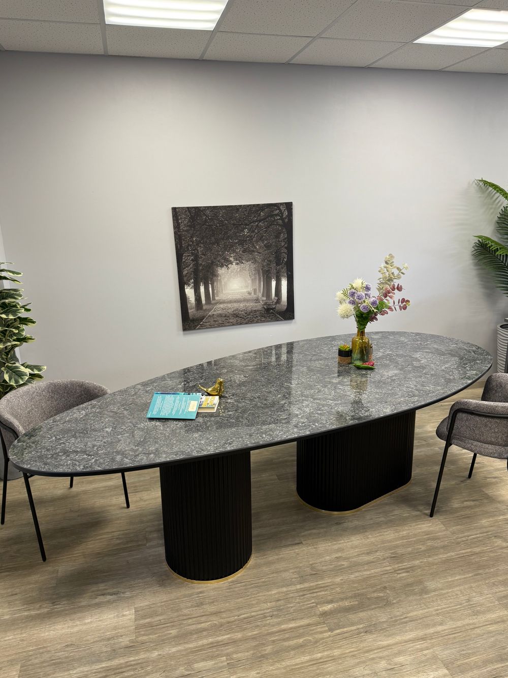 Стол Kenner LD2800, черный/керамика STARRY SKY BLACK