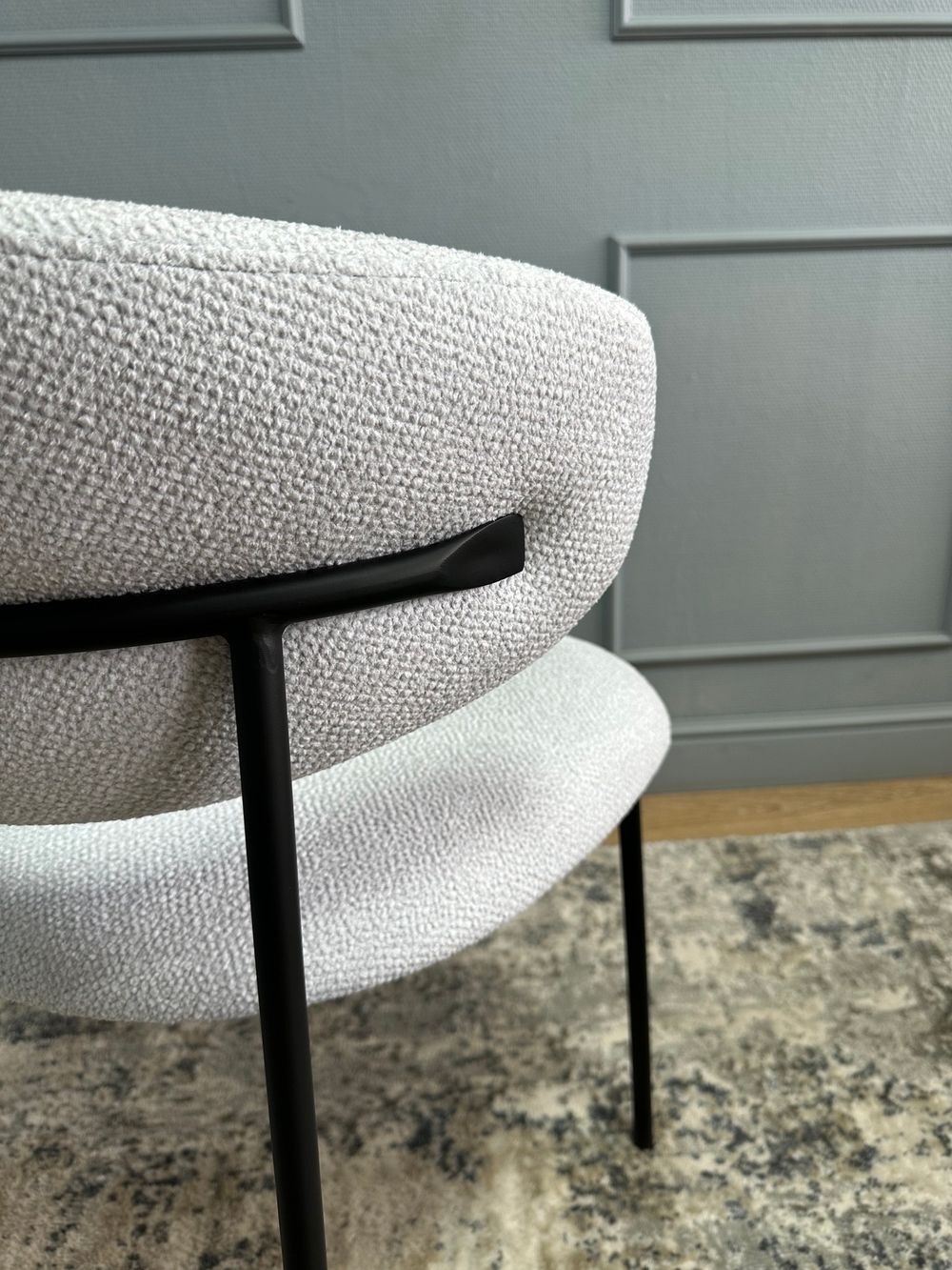 Комплект стульев 2шт KENNER 309SD черный/микробукле серебристый