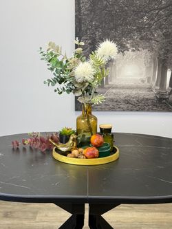 Стол KENNER DO1200 черный/керамика черная