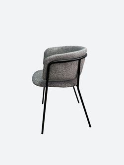 Стул KENNER 303SD черный/микробукле серый