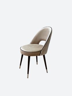 Стул Kenner 179KK черный/капучино велюр