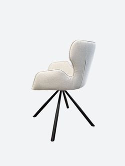 Стул KENNER 311SD черный/серебристый