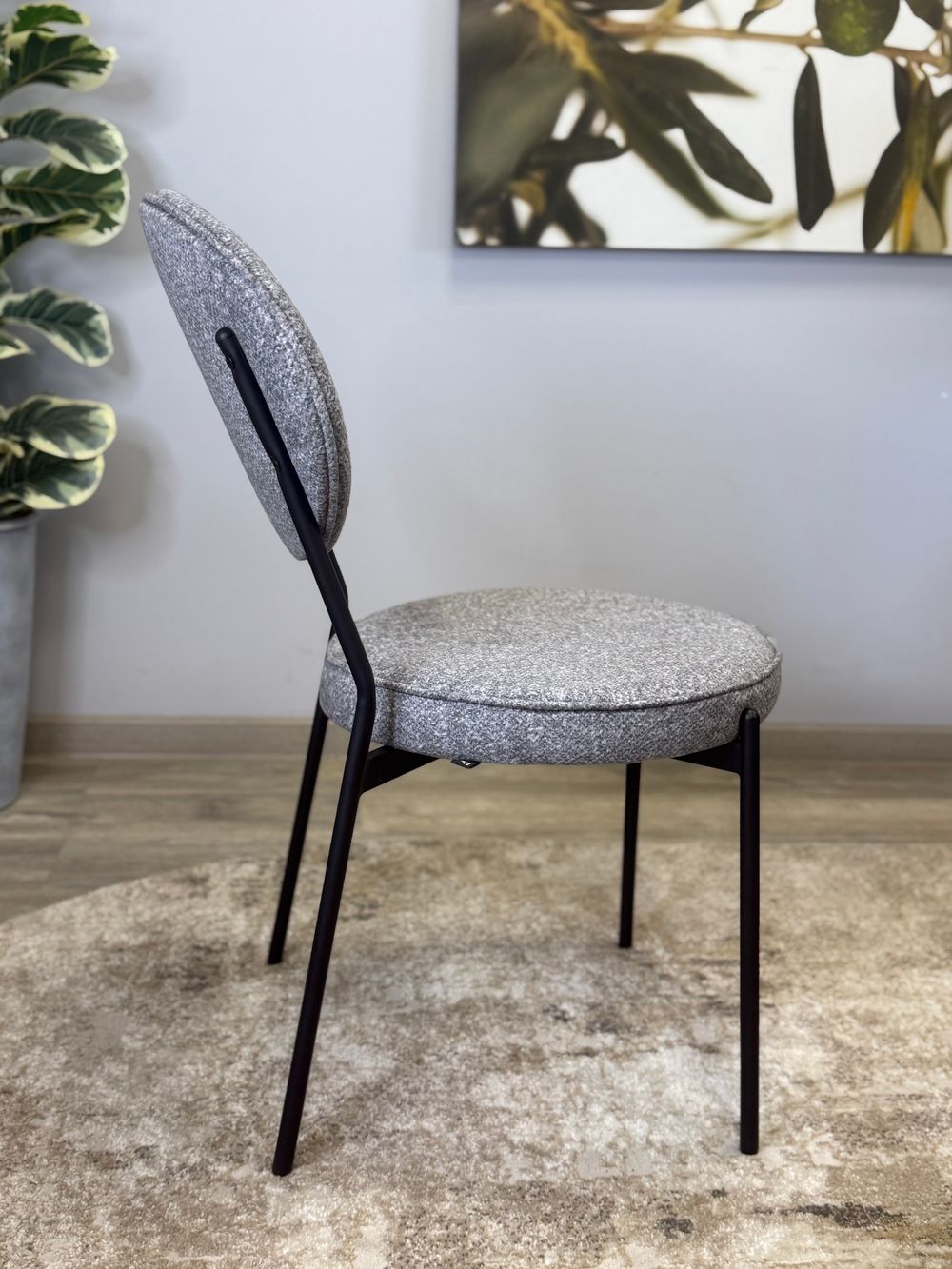 Стул KENNER 301SD черный/серый микробукле