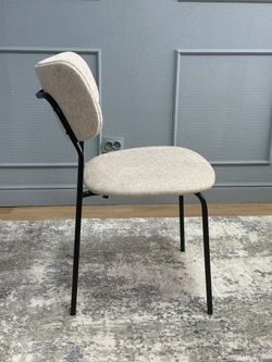 Комплект стульев 2шт KENNER 302SD черный/бежевый микробукле