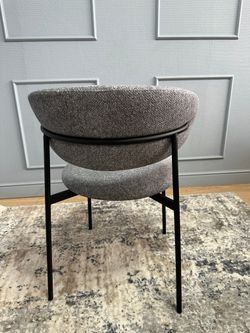 Комплект стульев 2шт KENNER 309SD черный/микробукле серый