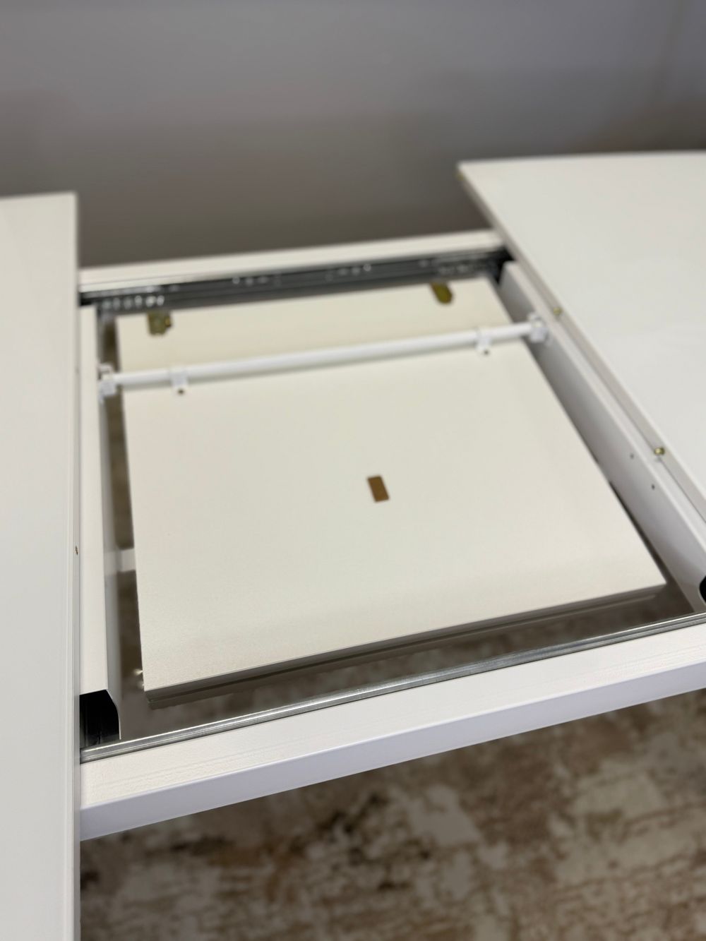 Стол KENNER SL1600 белый/стекло белое глянец