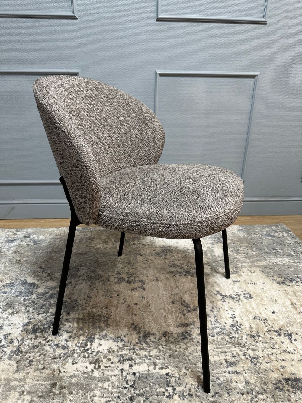 Комплект стульев 2шт KENNER 304SD черный/капучино микробукле