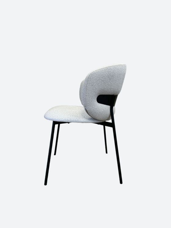 Стул KENNER 306SD черный/серебристый