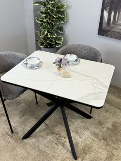 Стол Kenner BK900, белый/керамика COROLLA WHITE