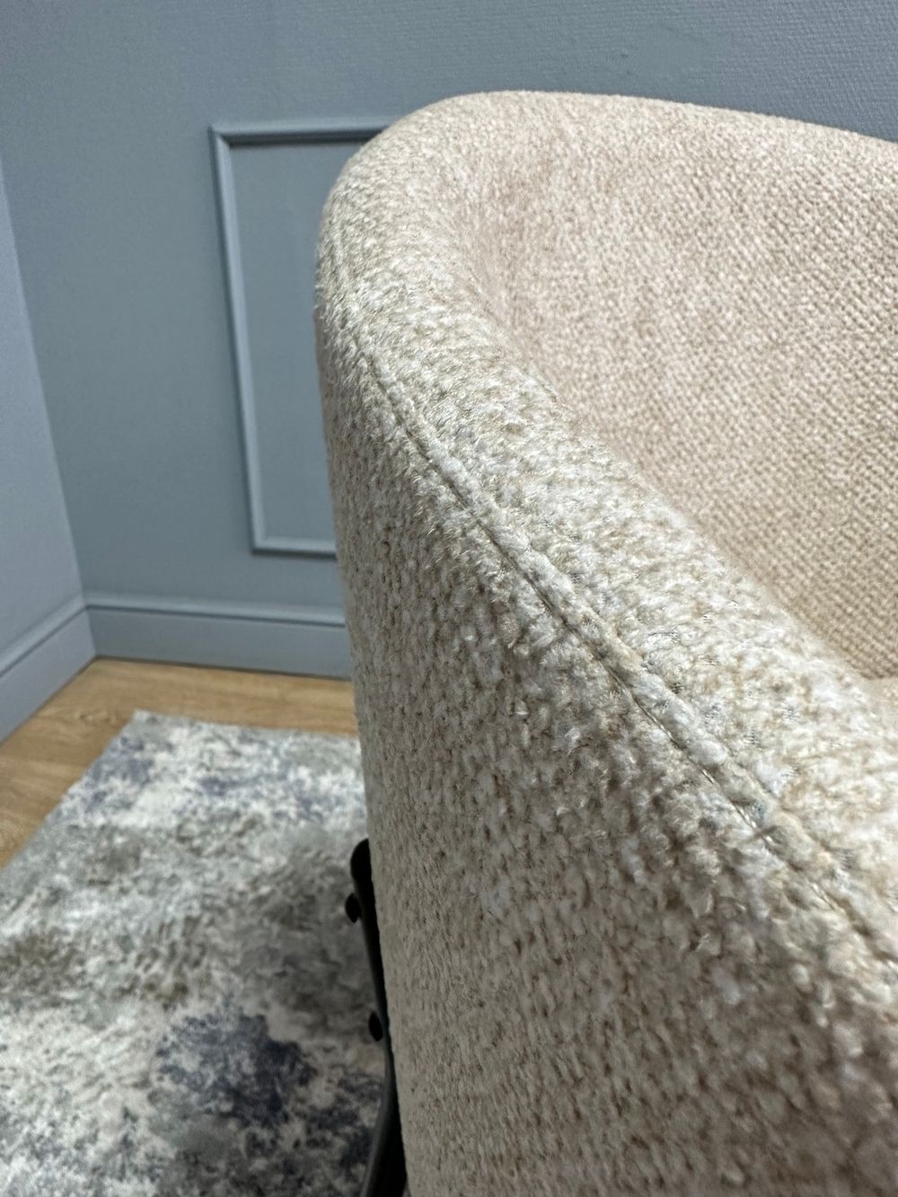 Комплект стульев 2шт KENNER 305SD черный/бежевый микробукле