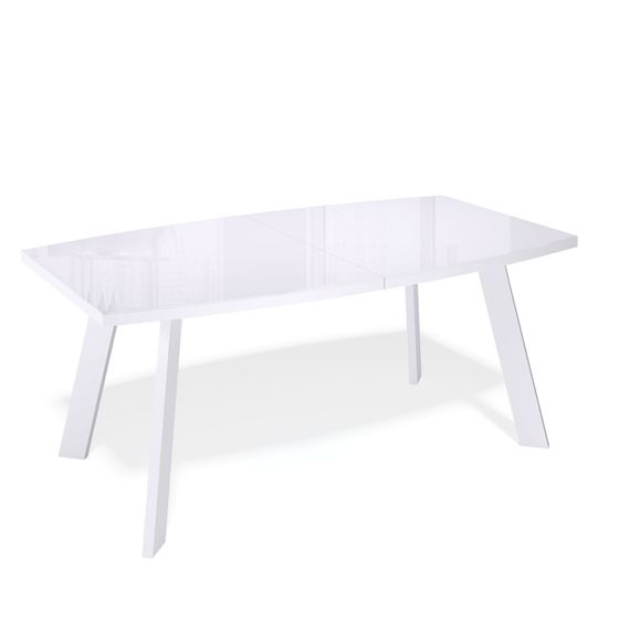 Стол KENNER SL1600 белый/стекло белое сатин