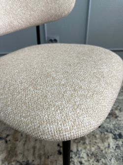 Комплект стульев 2шт KENNER 309SD черный/микробукле бежевый