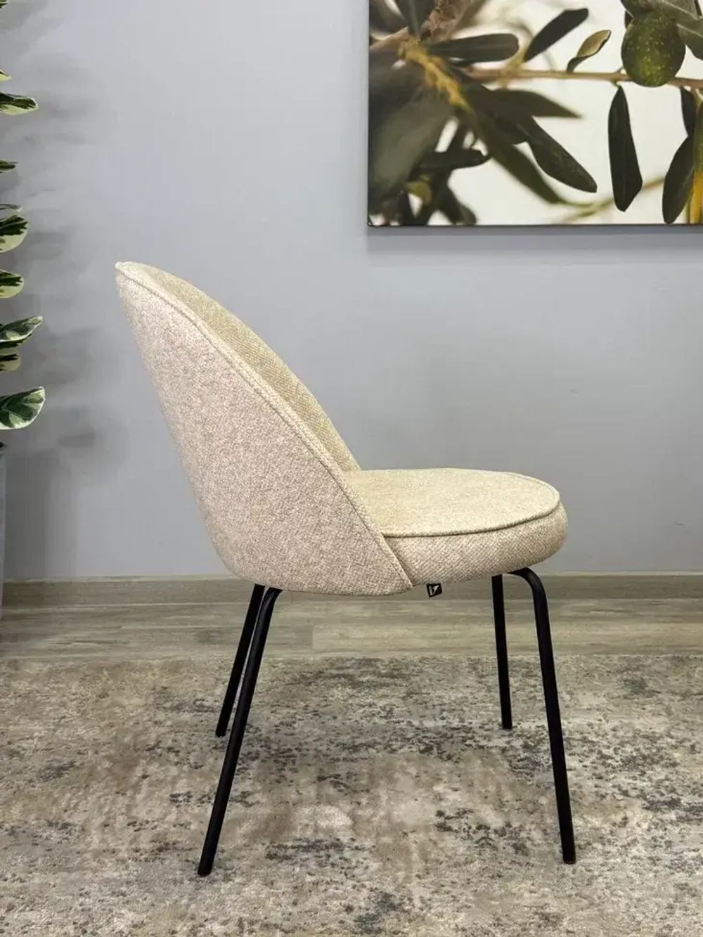 Стул KENNER 176SD черный/бежевый