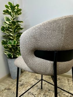 Стул Kenner 306SD барный черный/ткань O18