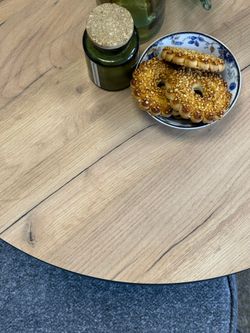 Стол KENNER ER750 черный/дуб крафт золотой