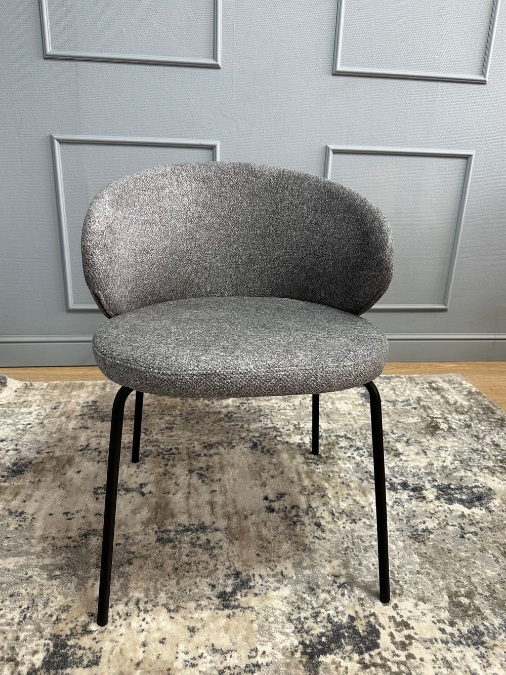 Комплект стульев 2шт KENNER 305SD черный/серый микробукле