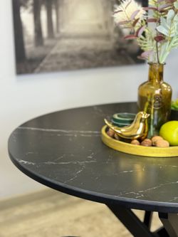 Стол KENNER R1000s черный/керамика черная