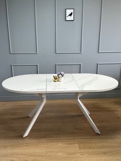 Стол KENNER DO1300 белый/керамика белая