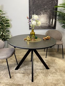 Стол KENNER AR1000 черный/керамика темно-серая