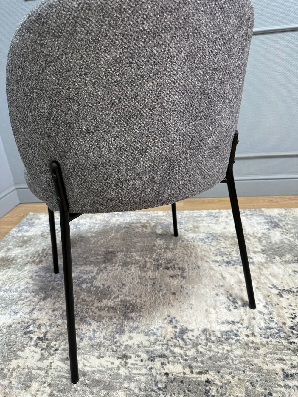 Комплект стульев 2шт KENNER 304SD черный/серый микробукле