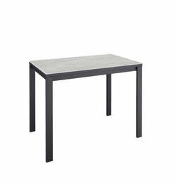 Стол KENNER LK900 черный/керамика CARMEN LIGHT GRAY