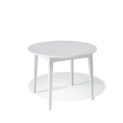 Стол KENNER 1000 М белый/стекло белое сатин