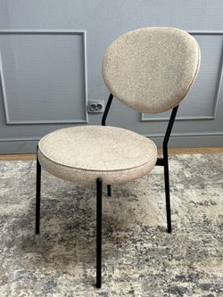 Комплект стульев 2шт KENNER 301SD черный/бежевый микробукле