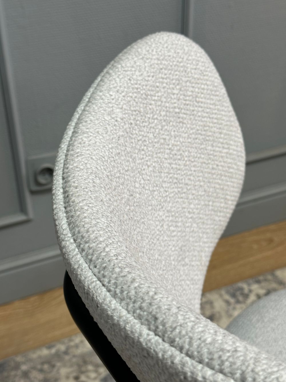 Комплект стульев 2шт KENNER 302SD черный/серебристый микробукле