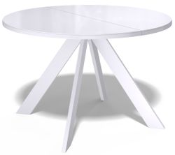 Стол KENNER RL1100 белый/стекло белое сатин