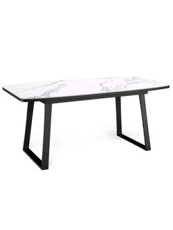 Стол KENNER AZ1400 черный/керамика белая