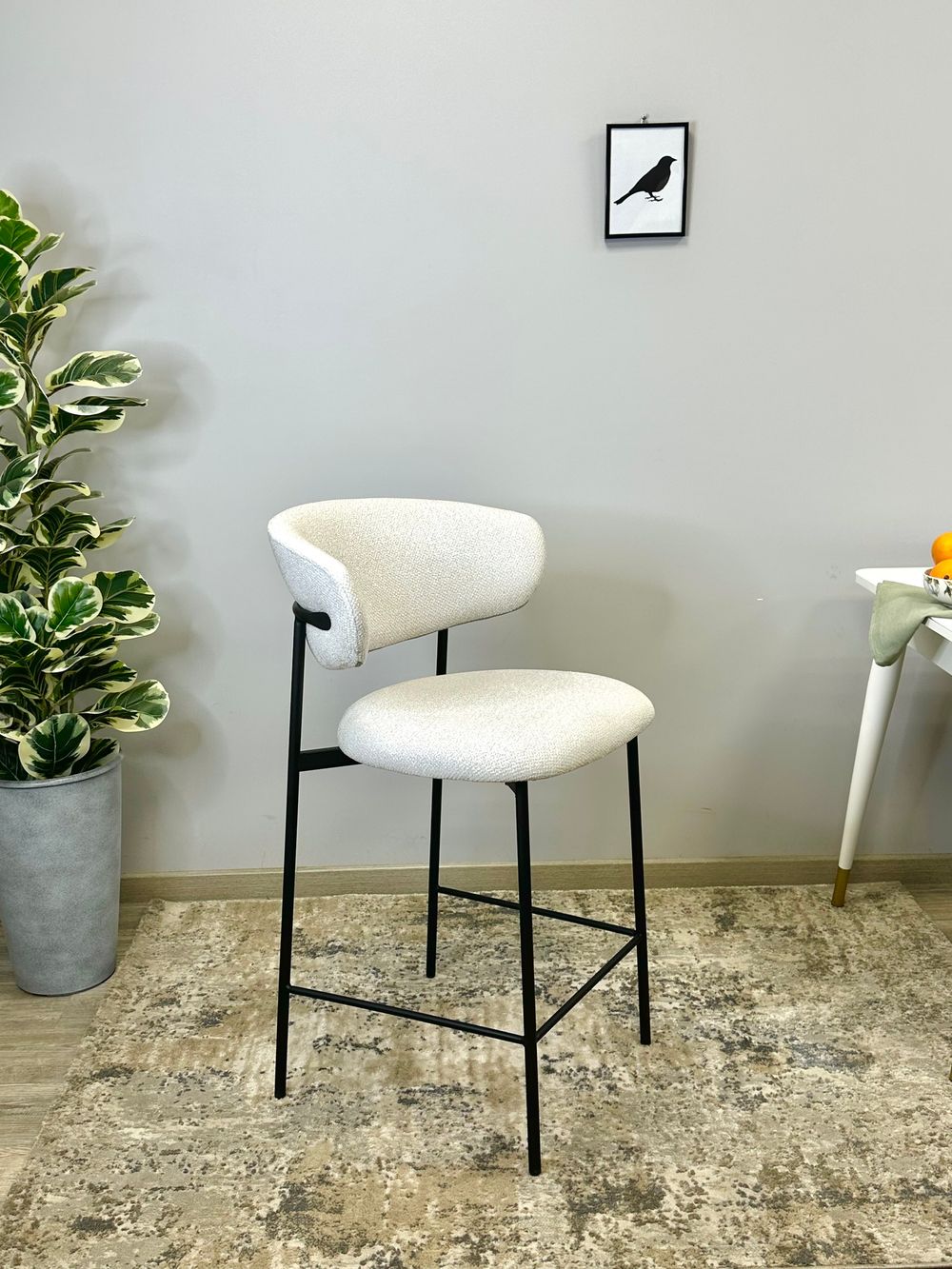 Стул Kenner 309SD барный черный/ткань O01