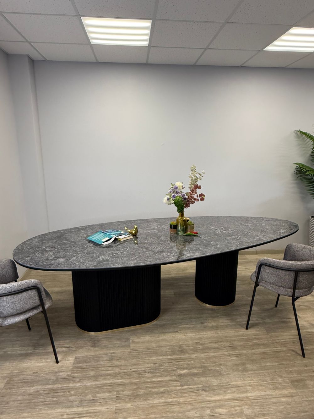 Стол Kenner LD2800, черный/керамика STARRY SKY BLACK