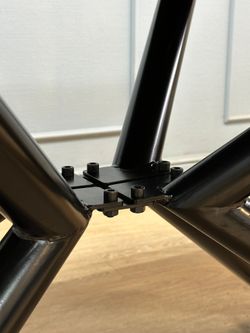 Стол KENNER DC1300 черный/керамика мрамор черный