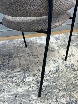 Комплект стульев 2шт KENNER 303SD черный/микробукле капучино