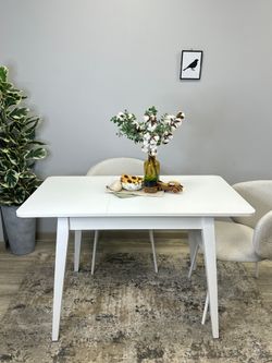 Стол KENNER 900 М белый/стекло белое сатин