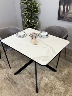 Стол Kenner BK1000, белый/керамика GLORIA WHITE