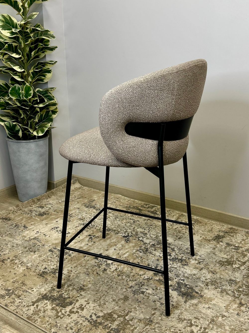 Стул KENNER 306SD ПБ черный/серый