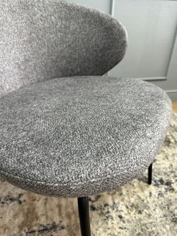 Комплект стульев 2шт KENNER 305SD черный/серый микробукле