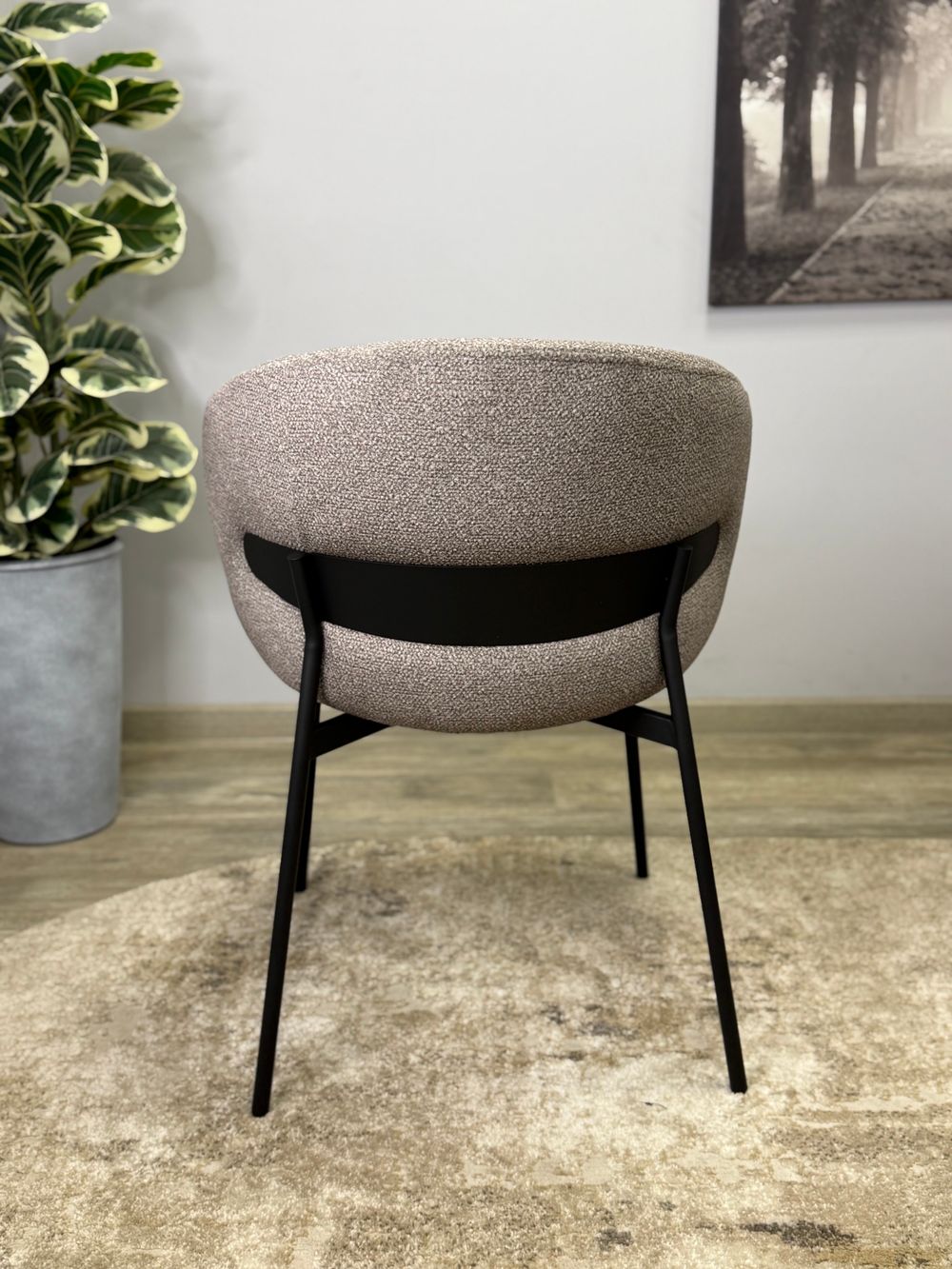 Стул KENNER 306SD черный/капучино